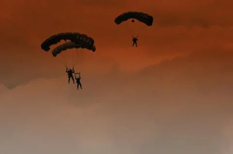 Skydiving 写真素材