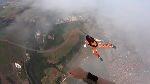 Skydiving point of view Vidéo 154419475