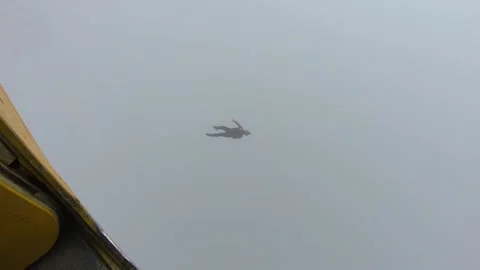 Skydiving. Start jump. Stock Footage 154574575