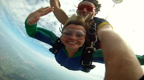 Skydiving Tandem handcam Vidéo 56345657