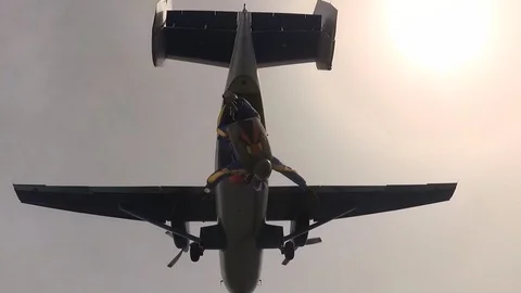 Skydiving. Tandem jump. Vidéo 92719961