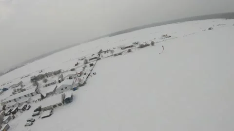 Skydiving.landing 스톡 동영상 147710819