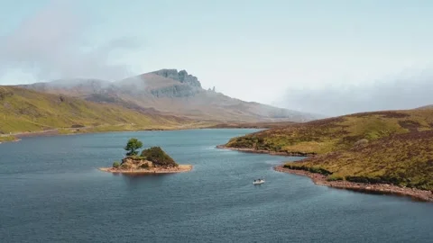 Skye Reversed Landscape Stock Footage 246391959