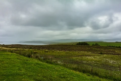 Skye squalls 01 Stock Footage 114479484