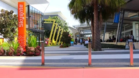 Skygate shopping centre in Australia Stock Footage 137927432