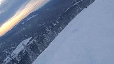 Skying-POV Stock-Footage 123975685