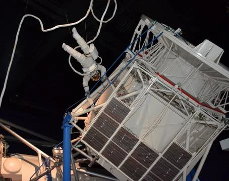 Skylab training model at NASA visiting gallery Stock Photos