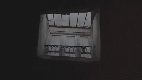 Skylight and Brick Vault Window in Tabriz Grand Bazaar (RAW COLOR) Stock Footage 331592731