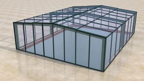 Skylight Architectural Render - Top Isometric View イラスト素材
