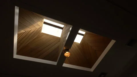 Skylight in ceiling Video stock 320760647