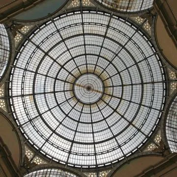 Skylight Dome Milan Fotos de archivo