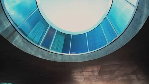 Skylight of the EPFL building in Lausanne Stock Footage 333205247