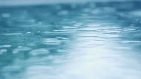 Skylight Window In The Rain Closeup Stock Footage 161124493