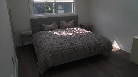 Skylights in the Bedroom Stock Footage 111497831