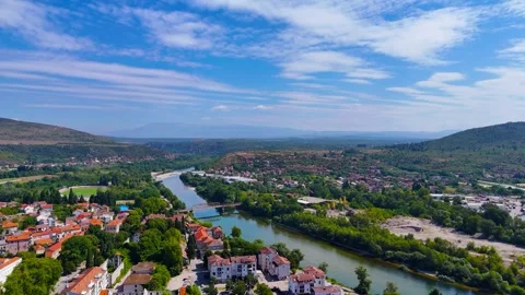 Skyline from Above Stock Footage 316993389