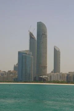 Skyline abu dhabi Stock Photos