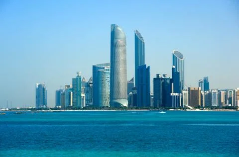 Skyline Abu Dhabi Stock Photos