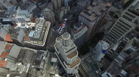 Skyline and the Building symbol of Sao Paulo, Brazil Stock Footage 59644014