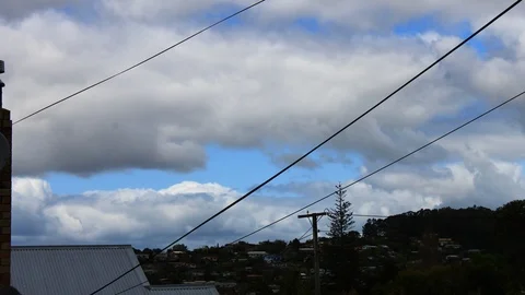 Skyline and clouds Video stock 116757039