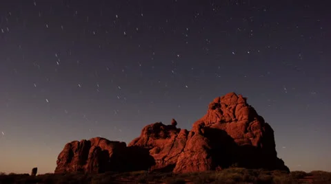 Skyline arch night timelapse Video stock 26136083