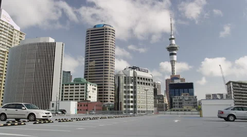 Skyline of Auckland Video stock 67516605
