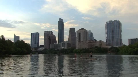 SKYLINE - Austin,TX - HD 库存影片 8524669