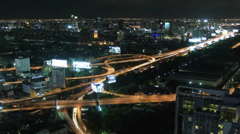 Skyline of bangkok Stock Footage 27472091