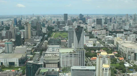 Skyline of bangkok Stock Footage 27472785