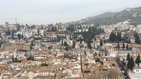 Skyline of beautiful  granada Video stock 202601408