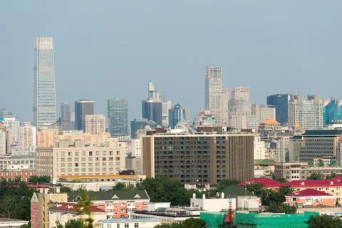 Skyline of Beijing Stock Photos