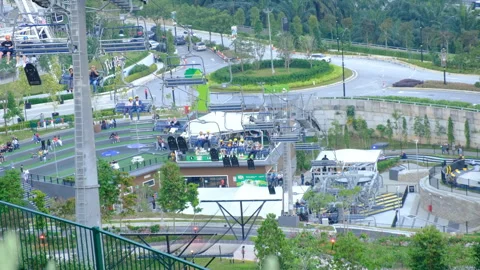 Skyline Cable  Car 2 Video stock 285201713