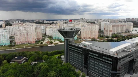 Skyline of a city Stock Footage 118614600