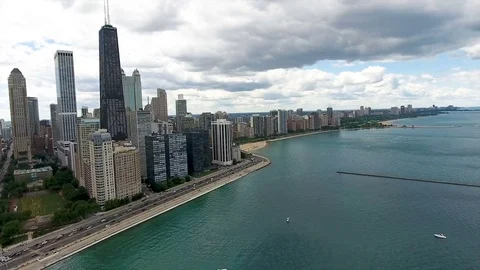 Skyline  clouds  lake Stock Footage 81716521