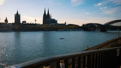 Skyline Of Cologne Stock Footage 106625119