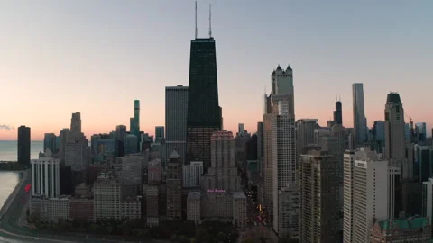 Skyline of Downtown Chicago Stock Footage 247583141