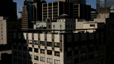 Skyline elevator lift 6 50 fps - 550D Stock Footage 798079