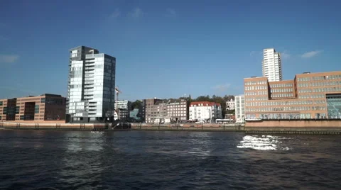 Skyline Hamburg 動画素材 43857502