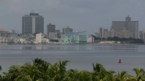 Skyline of Havana Stock Footage 42931443