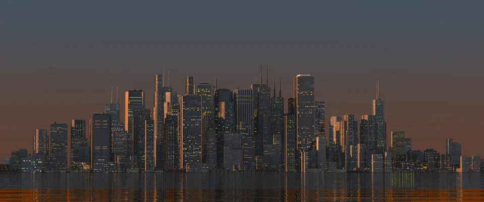 Skyline Stock Illustration