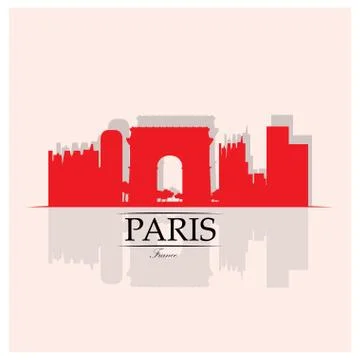 Skyline Illustrazione stock