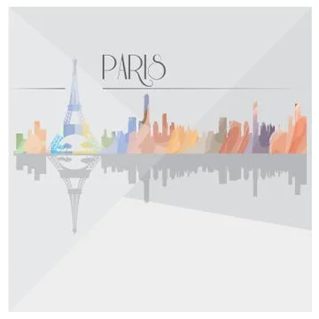 Skyline Illustrazione stock