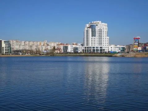 Skyline of Khmelnytsky, Ukraine Stock Photos