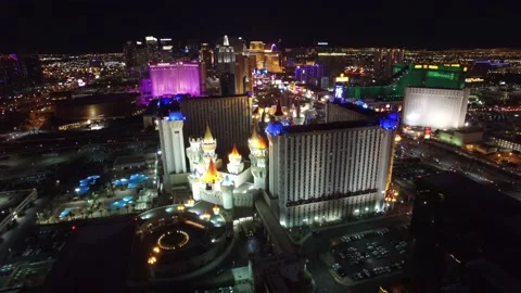 Skyline Las Vegas Stock Footage 160247300