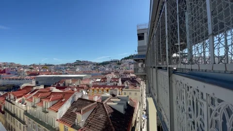 Skyline of Lisbon 스톡 동영상 197475412