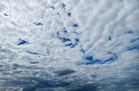 Skyline with looming storm clouds Stock Photos