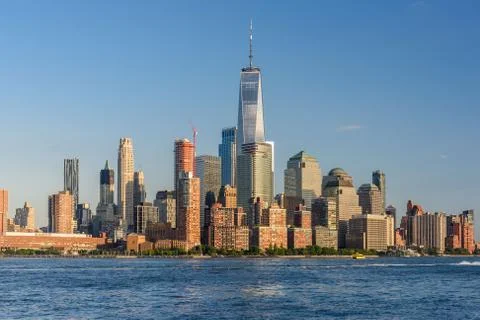 Skyline of Lower Manhattan Stock Photos