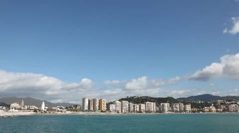 Skyline of Malaga, Spain Vidéo 22310038