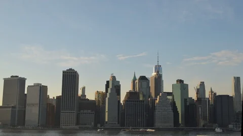 Skyline of Manhattan | Dusk | Timelapsed 库存影片 88863139