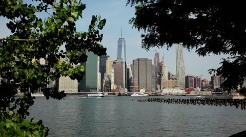 Skyline Of Manhattan HD Stock-Footage 52181127