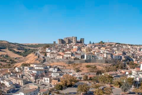 Skyline of Melfi Stock Photos